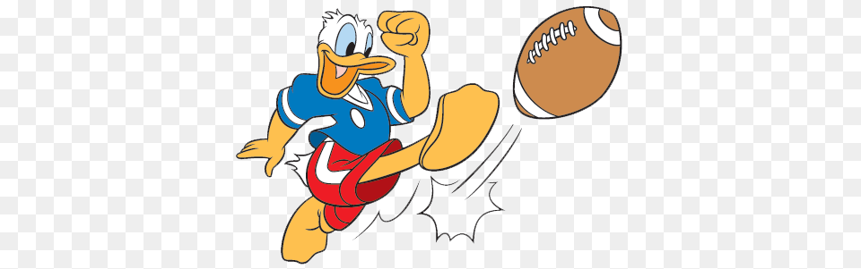 Donald Duck Football Clipart Clip Art Images, Ball, Handball, Sport, American Football Free Png