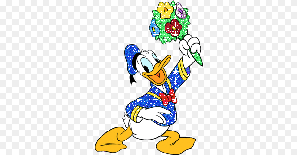 Donald Duck Glitter Gifs Afbeeldingen Donald Duck, Cartoon, Performer, Person, Baby Free Png Download