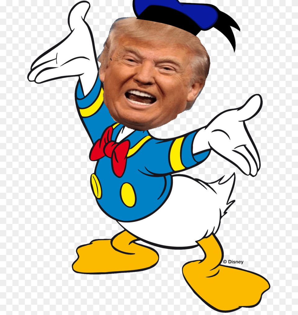 Donald Duck Oozle Media, Head, Person, Face, Adult Free Png Download