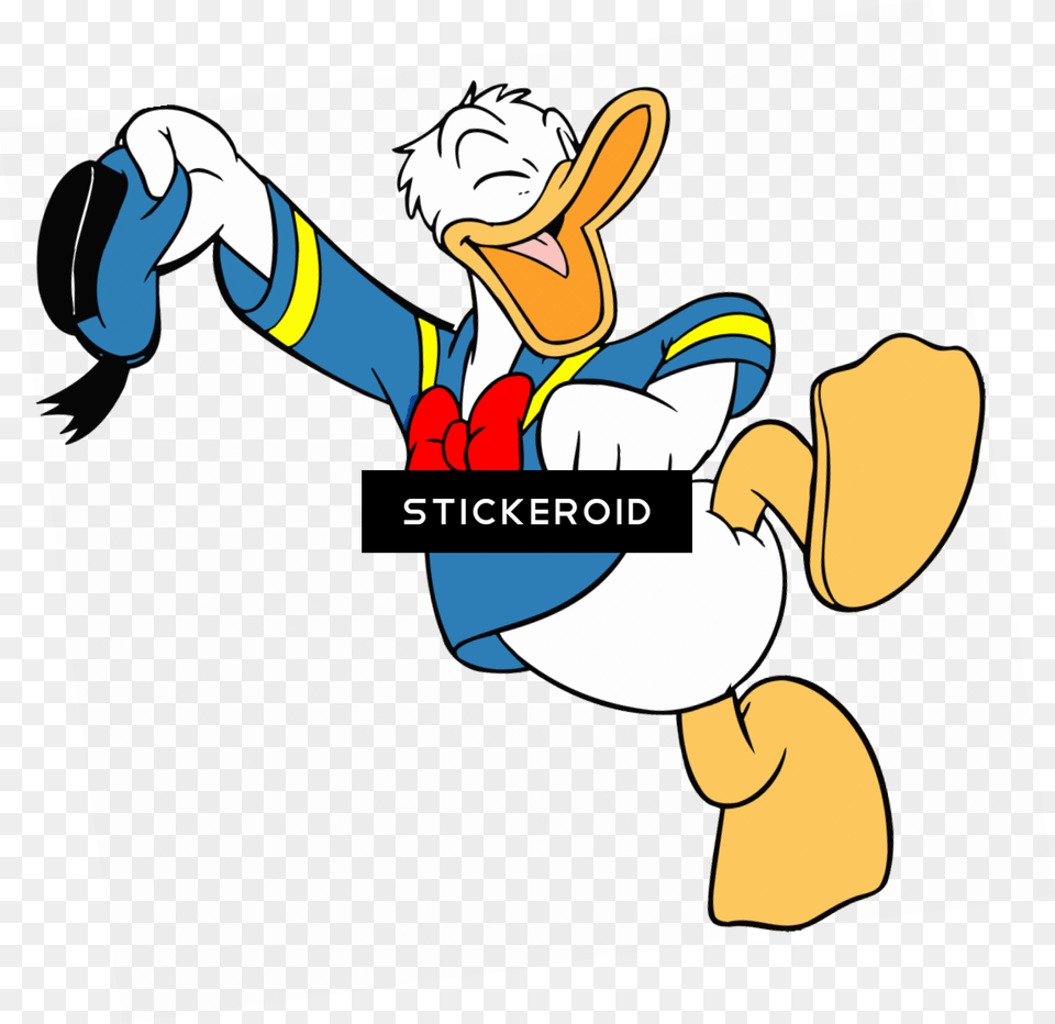 Donald Duck Pointing Donald Duck, Cartoon, Person Free Png