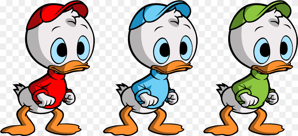 Donald Ducks Nephews Names, Cartoon, Baby, Person, Face Free Png