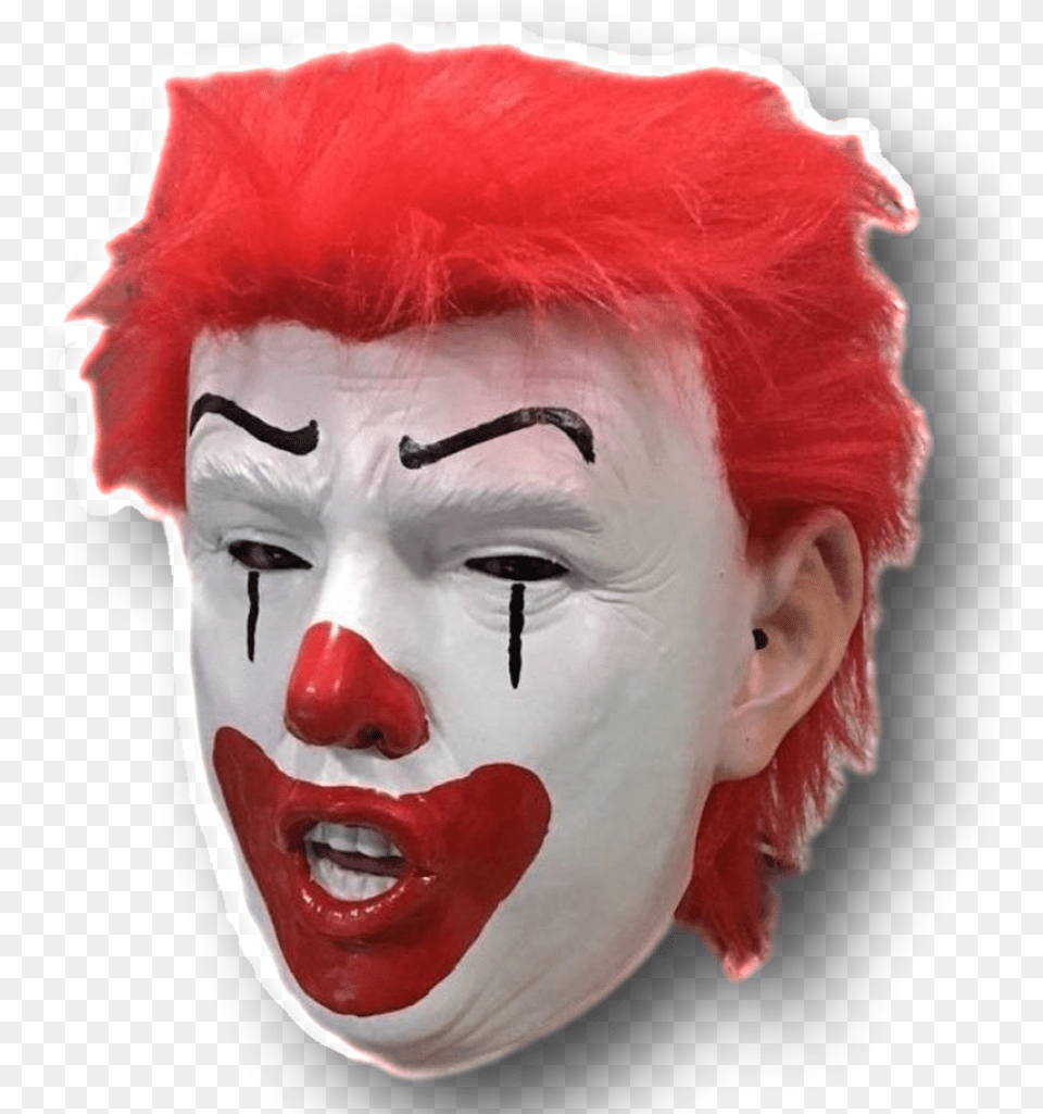 Donald Mctrump Mask Rubber Johnnies Tm Donald Trump Mask Funny Clown Mask, Adult, Female, Person, Woman Png