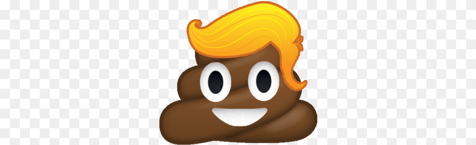 Donald Style Emoji Icons And Poop Emoji Donald Trump, Plush, Toy, Food, Sweets Png Image