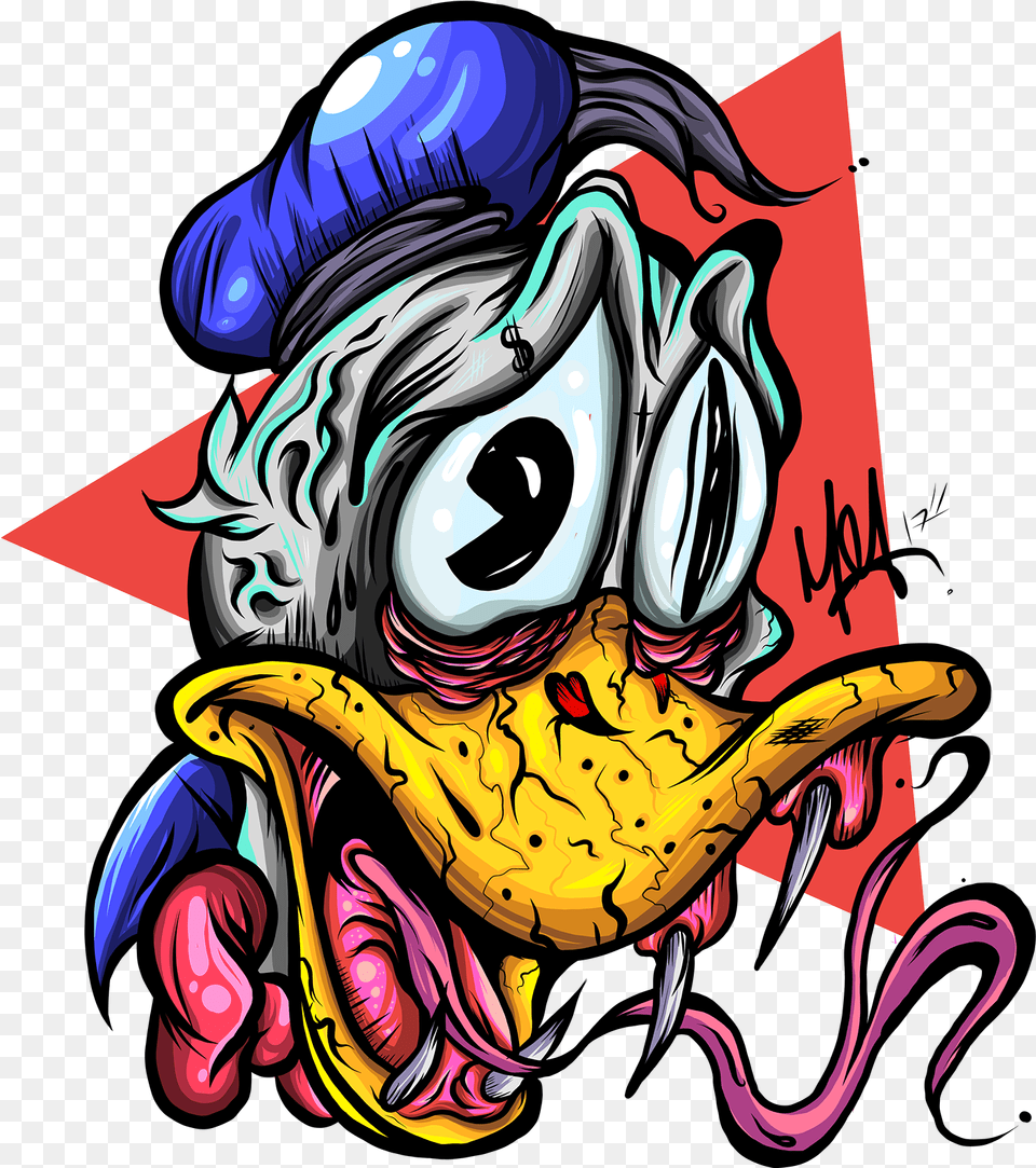 Donald Thug Life Art, Graphics, Painting, Baby, Person Free Png Download