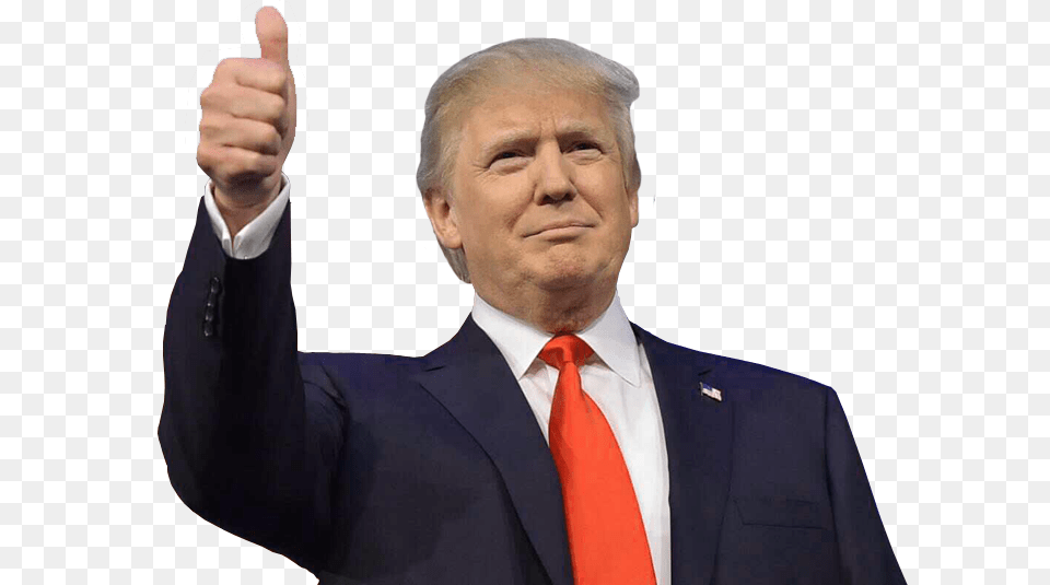 Donald Trump, Accessories, Person, Tie, Hand Free Png Download