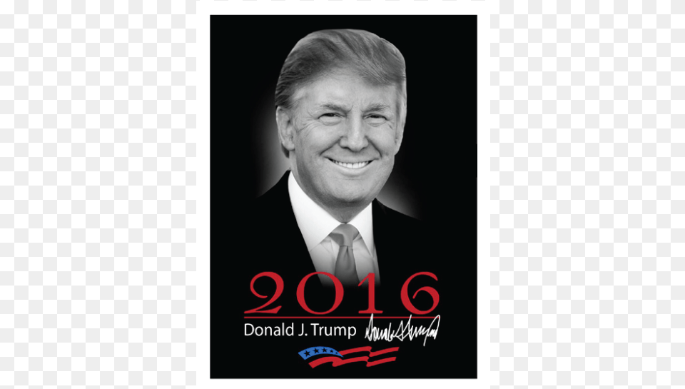 Donald Trump 2016 Portrait Magnet Poster, Advertisement, Accessories, Photography, Person Png