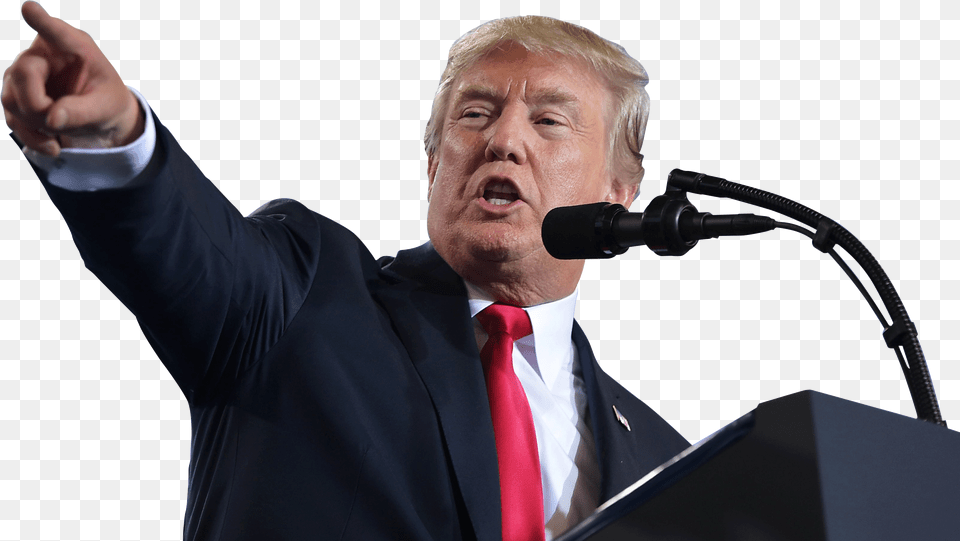 Donald Trump, Crowd, Person, People, Microphone Png