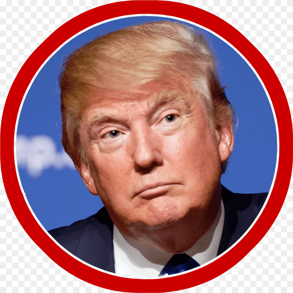 Donald Trump, Head, Male, Person, Frown Png Image