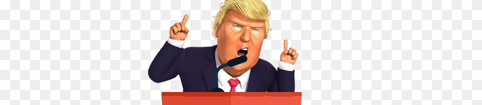 Donald Trump, Person, Crowd, Head, Woman Free Transparent Png