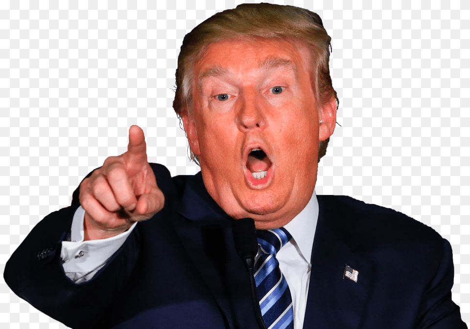 Donald Trump, Hand, Person, Angry, Body Part Free Transparent Png