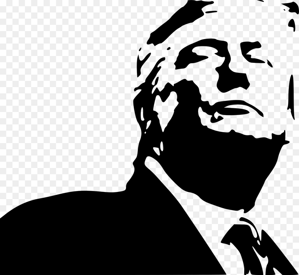 Donald Trump, Gray Png Image
