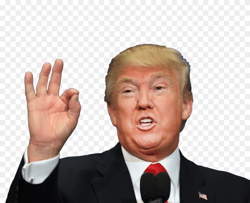 Donald Trump, Hand, Man, Male, Person Png Image