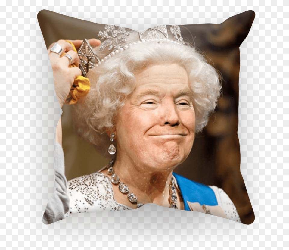 Donald Trump And Queen Elizabeth Face Swap Sublimation Donald Trump Queen Elizabeth, Accessories, Portrait, Photography, Head Png Image