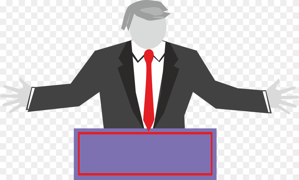 Donald Trump Clipart, Clothing, Suit, Formal Wear, Accessories Png