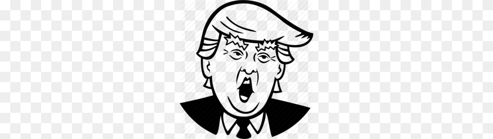 Donald Trump Clipart, Art, Face, Head, Person Png