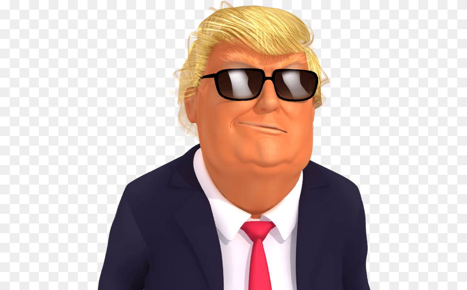 Donald Trump Doing Hype, Accessories, Sunglasses, Portrait, Photography Free Transparent Png