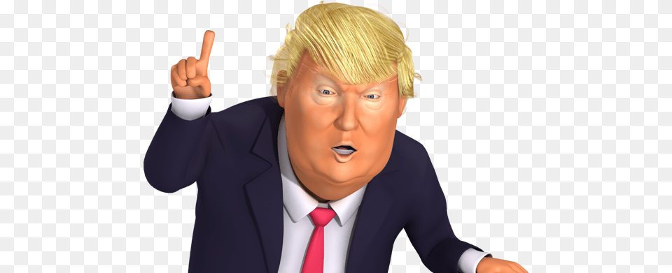 Donald Trump Donald Trump Animation, Accessories, Tie, Person, Hand Free Png