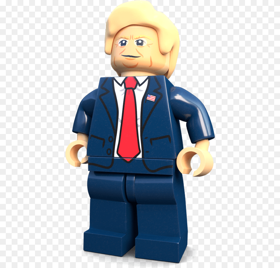 Donald Trump Donald Trump Lego Figure, Formal Wear, Accessories, Tie, Baby Free Png