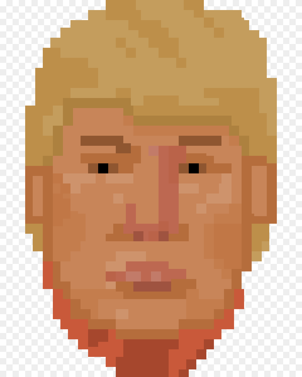 Donald Trump Donald Trump Pixel Art, Face, Head, Person, Photography Free Png
