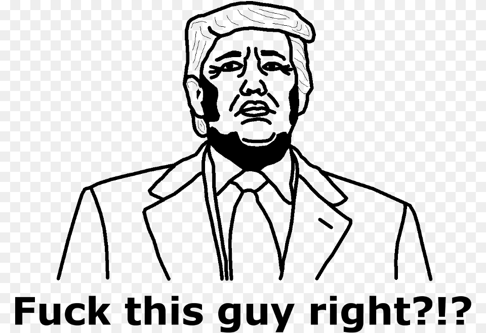 Donald Trump Face, Gray Free Transparent Png
