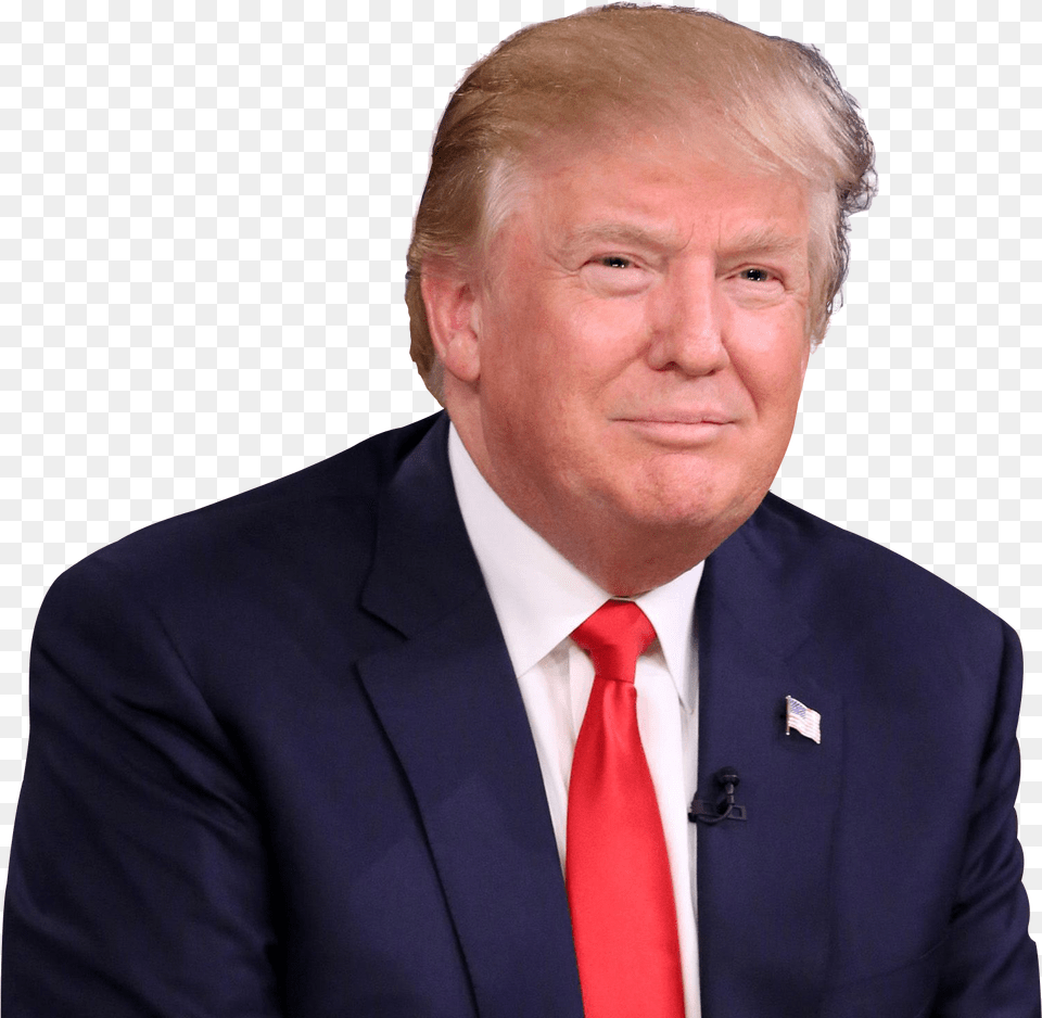 Donald Trump Face Donald Trump Happy Birthday Card, Accessories, Person, People, Necktie Free Png Download