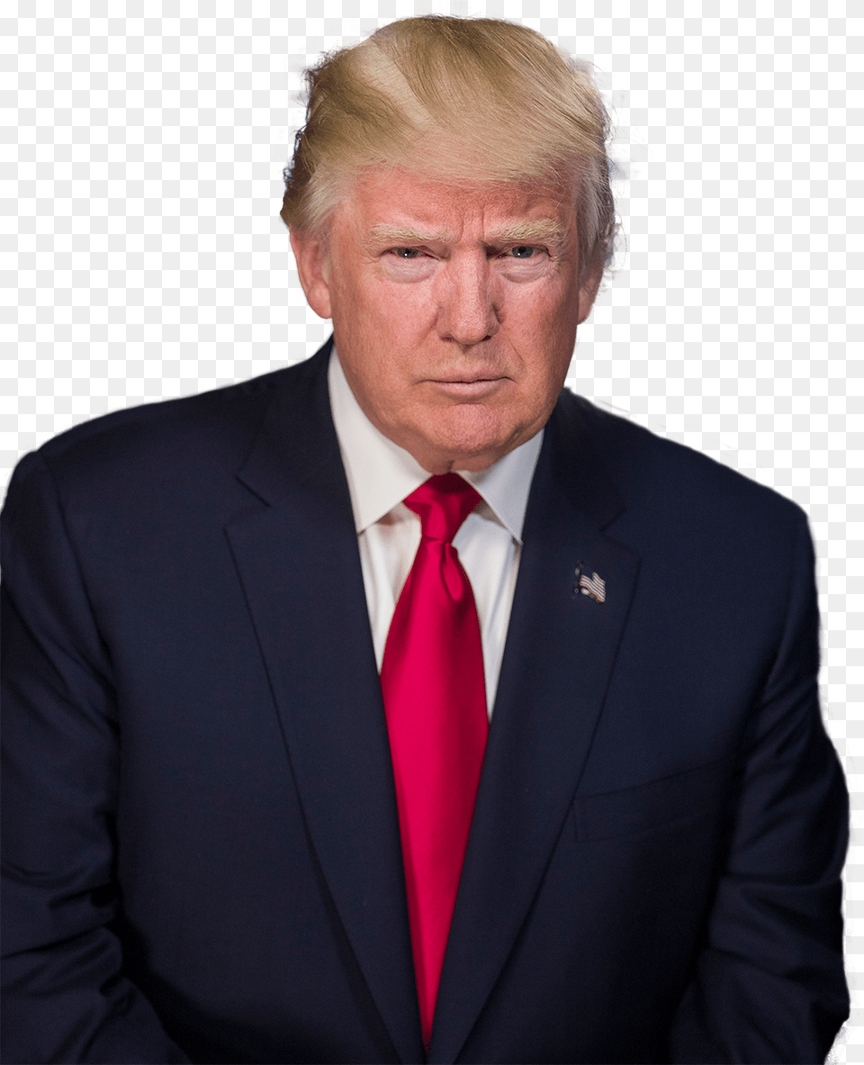Donald Trump For When Wrong Turn Taken Course Correction Official Portrait Melania Trump, Accessories, Necktie, Tie, Formal Wear Free Png