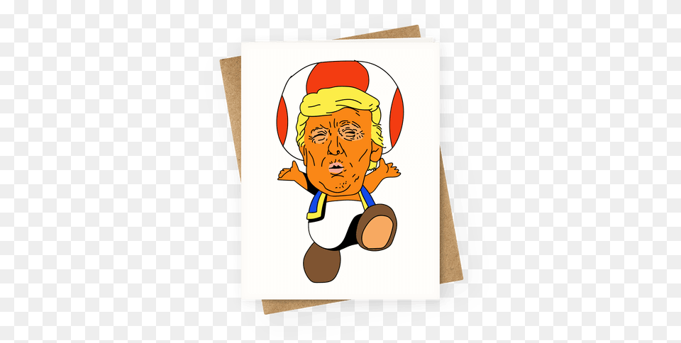 Donald Trump Greeting Cards Lookhuman, Art, Baby, Person, Face Png Image