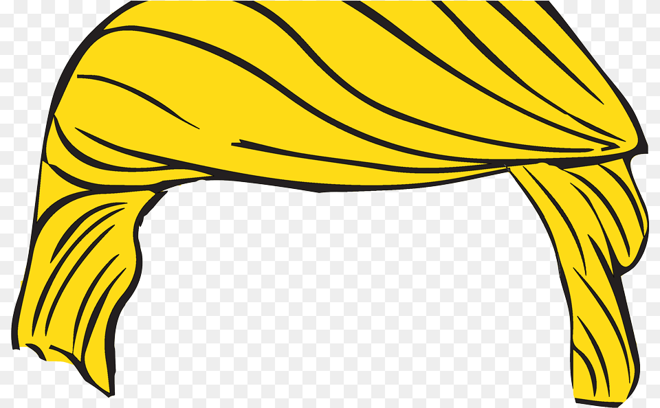 Donald Trump Hair Clipart, Banana, Produce, Plant, Fruit Free Transparent Png