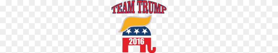 Donald Trump Hair Elephant Team Trump T Shirt, Logo, People, Person, American Flag Png