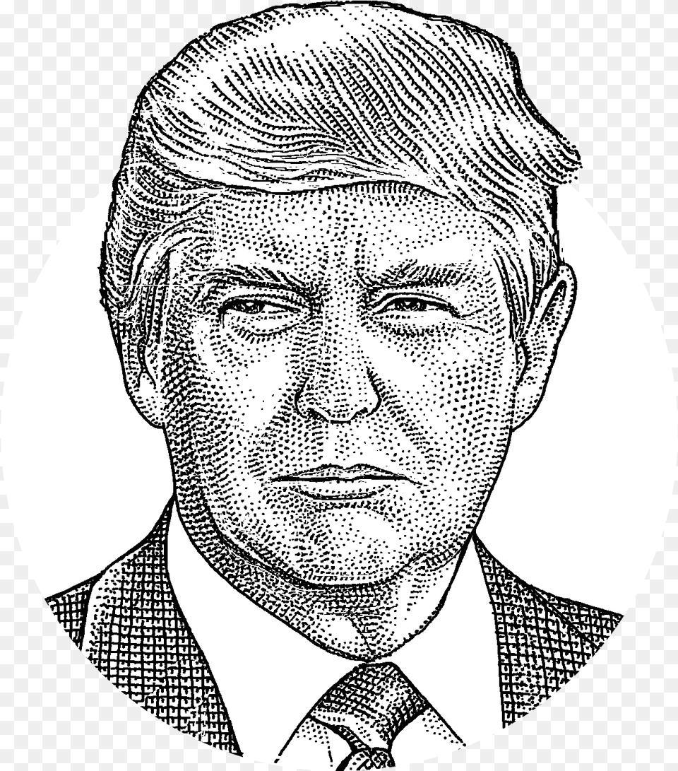 Donald Trump Has Won North Carolina President Trump Clipart Black And White, Adult, Photography, Person, Man Png