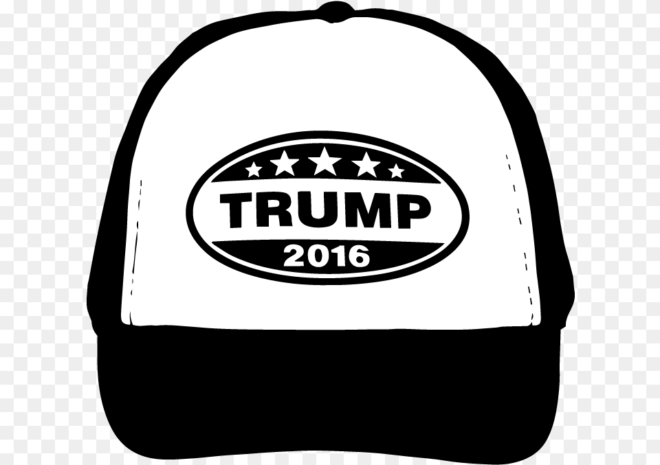 Donald Trump Hat Silhouette Vector Clip Art Trucker Hat Vector Art, Baseball Cap, Cap, Clothing, Swimwear Free Png Download