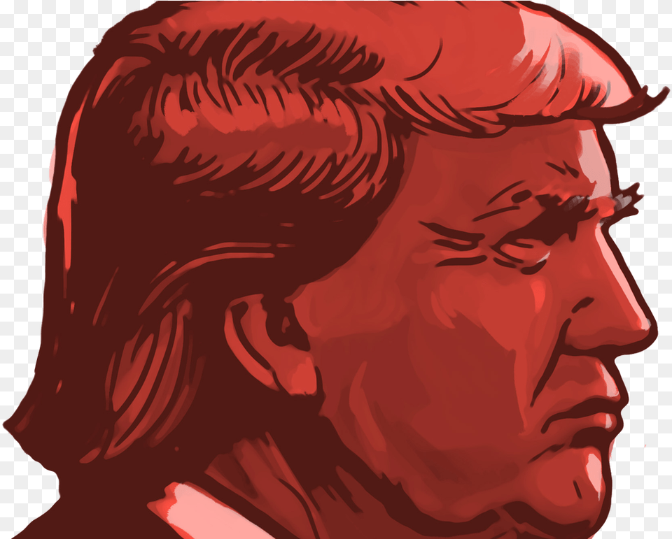 Donald Trump Head Trump Transparent Cartoon, Portrait, Face, Photography, Person Free Png