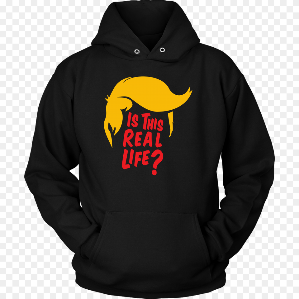 Donald Trump Hoodie Is This Real Life David After Dentist, Clothing, Hood, Knitwear, Sweater Free Png Download