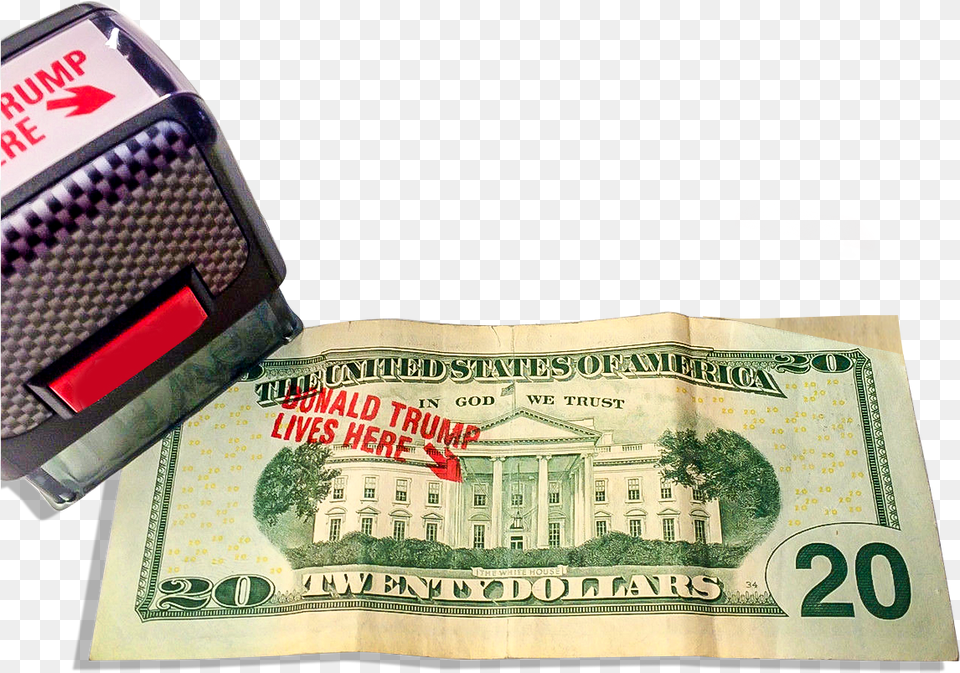 Donald Trump Lives Here Stamp, Money, Architecture, Building Free Transparent Png