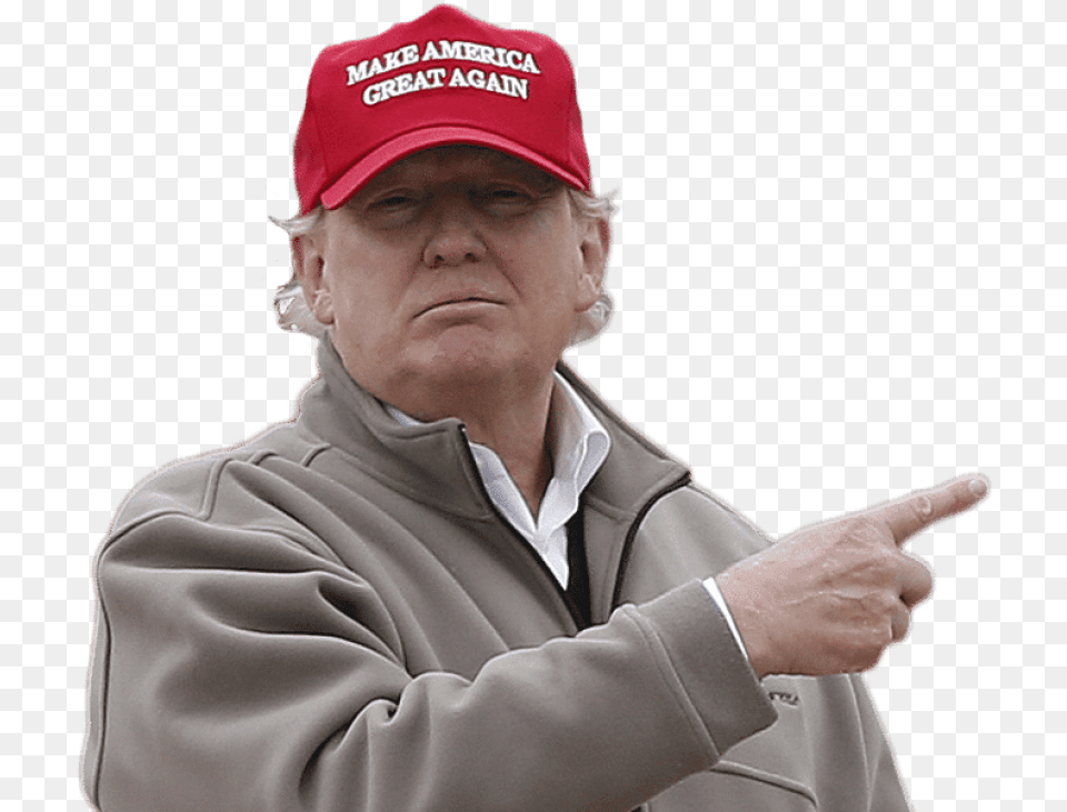 Donald Trump Make America Great Again Avocado Border Crisis Meme, Adult, Man, Male, Hat Free Png
