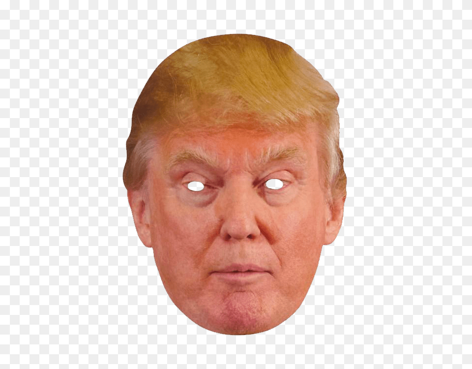 Donald Trump Mask, Sad, Face, Frown, Head Png Image