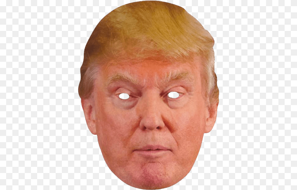 Donald Trump Mask Clip Arts Printable Trump Face Mask, Adult, Portrait, Photography, Person Free Png