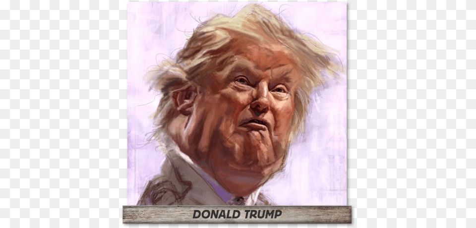 Donald Trump Picture Made Of Assholes Donald Trump You Re Fired, Portrait, Art, Face, Head Png