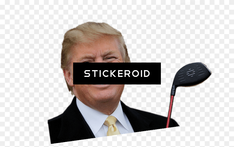 Donald Trump Playing Golf Speech, Male, Adult, Clothing, Suit Png Image