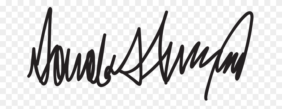 Donald Trump Signature, Handwriting, Text, Chandelier, Lamp Free Transparent Png
