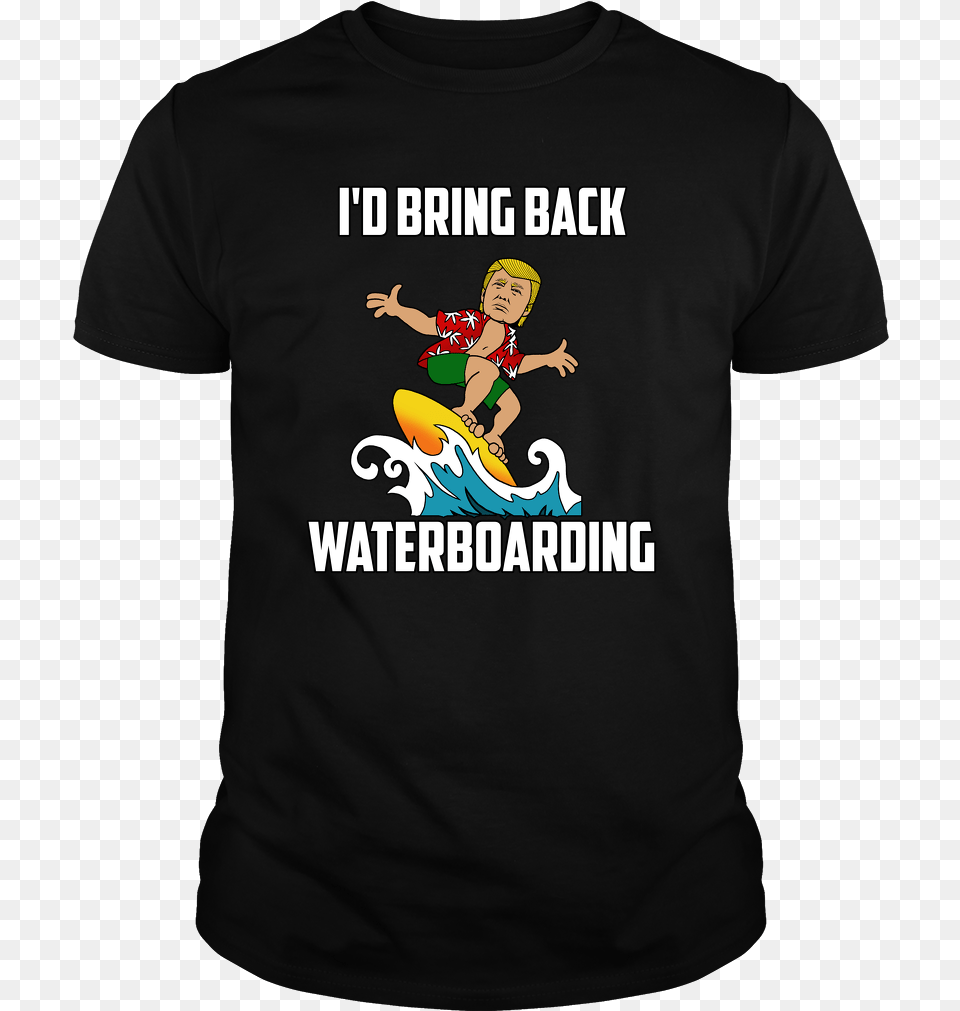 Donald Trump Waterboarding Funny Meme T Shirt Shar Pei T Shirt, Clothing, T-shirt, Baby, Person Png