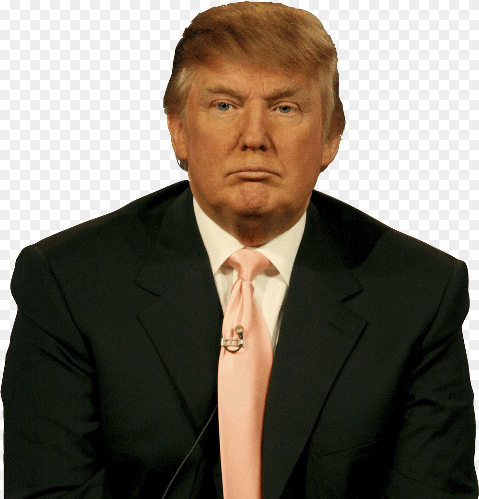 Donald Trump Yeah Face, Accessories, Suit, Necktie, Jacket Free Png