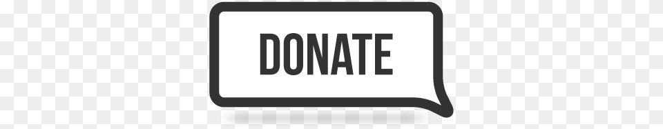 Donate, Sticker, Text Free Png