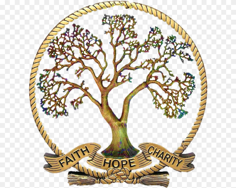 Donate Brass Tree Wall Decor, Plant, Accessories, Logo, Art Png