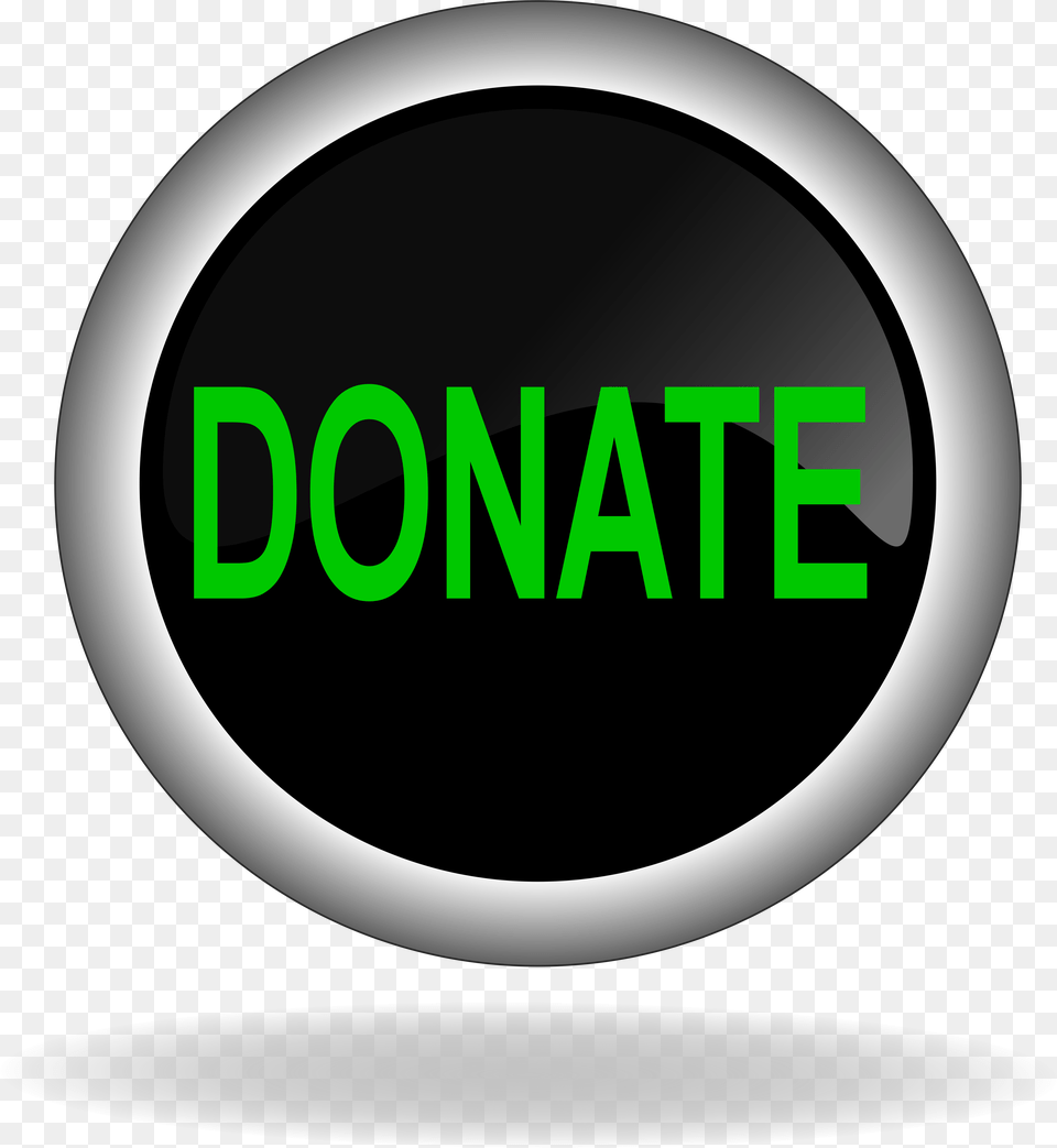Donate Circle, Green, Logo, Blade, Knife Png Image