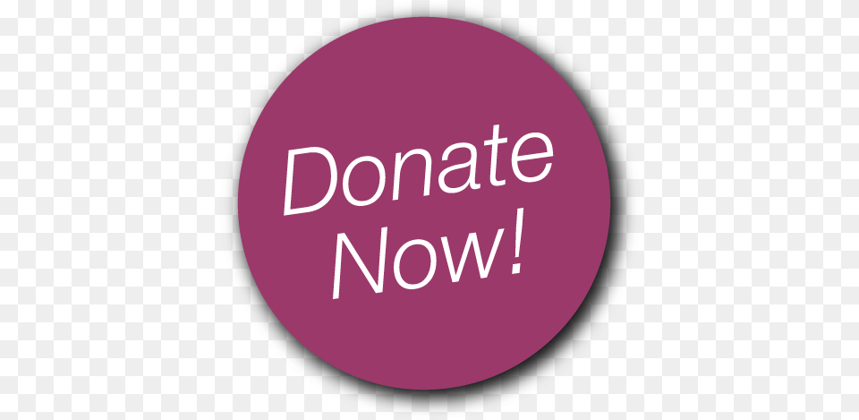 Donate Now Button Create Your Life Pink, Purple, Sticker, Logo, Disk Free Png Download