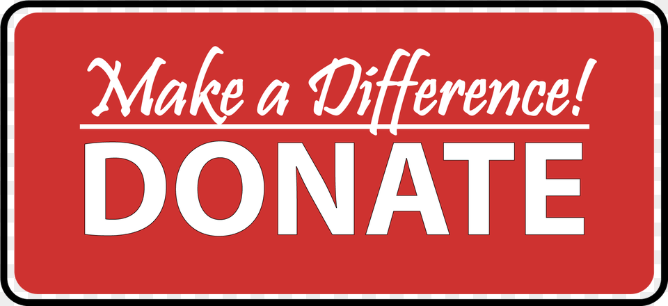 Donate State With Red License Plate, First Aid, Text, Sign, Symbol Free Transparent Png