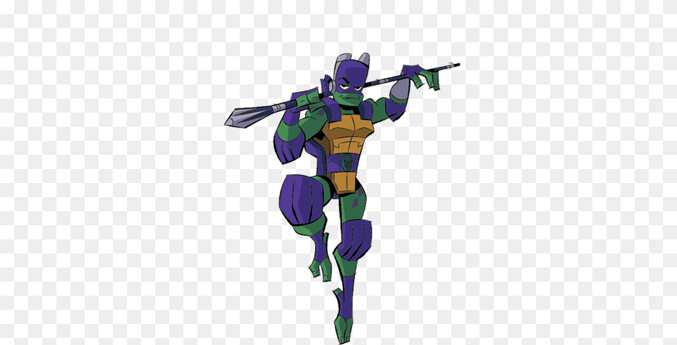 Donatello From Rise Of The Teenage Mutant Ninja Turtles Nick Uk, Person, Face, Head Png Image