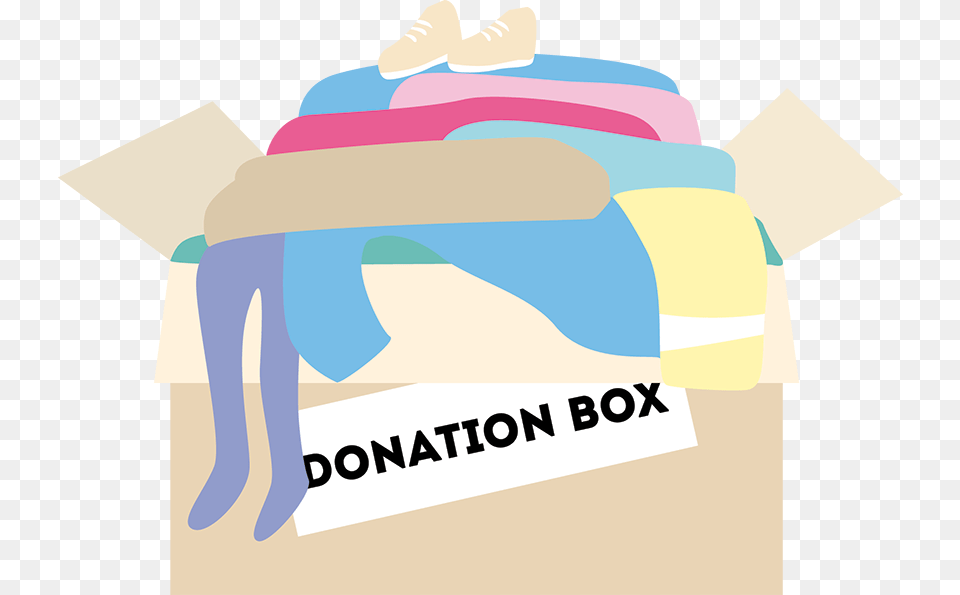 Donation Box With Clothes Vector, Indoors, Bathroom, Room, Toilet Free Transparent Png