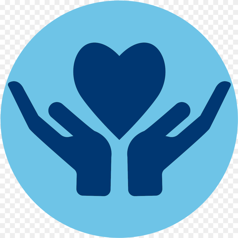 Donation Icon Circle Emblem, Body Part, Hand, Person, Logo Png Image